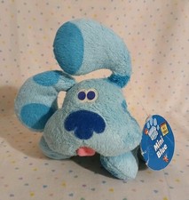 Vintage 2002 Blue's Clues Blue Puppy Dog Fisher Price Stuffed Animal Plush 5"