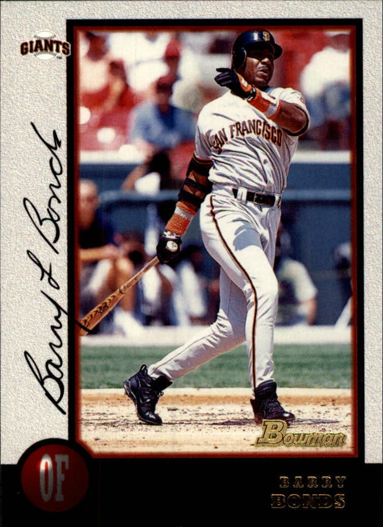 1998 Bowman Baseball Card #225 Barry Bonds