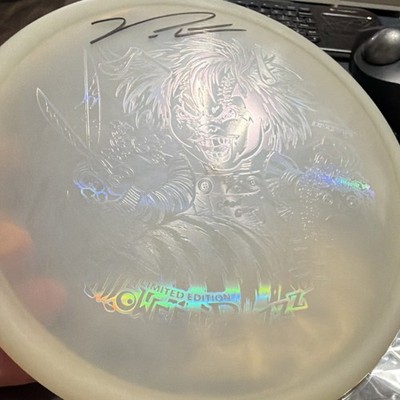 Paul Mcbeth autographed discraft halloween buzzz limited edition 177+ disc golf