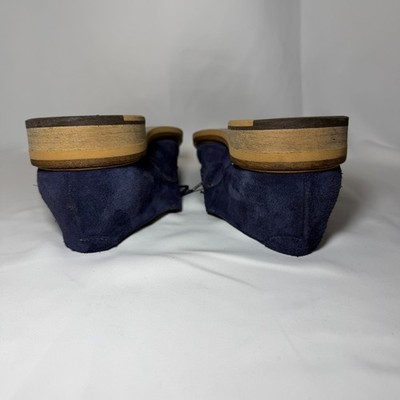 Wolverine 1883 Oxford Shoes Mens 11.5 Blue Suede Lace Up Leather Hand Made EUC Wolverine 1883 Oxford Shoes Mens 11.5 Blue Suede Lace Up  main image 2