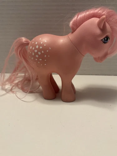 My Little Pony Cotton Candy Figure G1 Pink Hair Vintage Hasbro 1982 Hong Kong