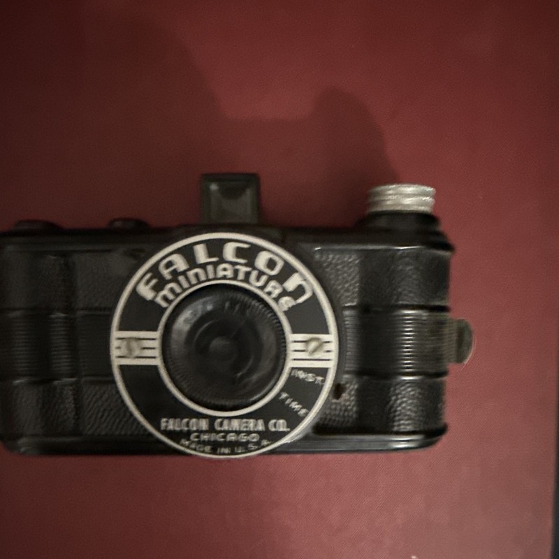 Falcon Camera Co. Falcon Miniature 35mm Subminiature Film Camera, Black