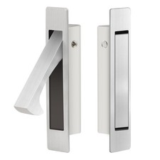 Pocket Pull Handle Edge 304 Stainless Steel Flush Mount Sliding Door Nickel