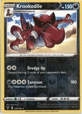 Krookodile Rare SWSH04: Vivid Voltage 109/185 NM Holo