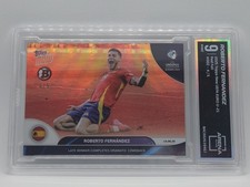 2025 Topps Now Euro U-21 #2 Roberto Fernandez Red Foil /5 Arena Club 9 3~F
