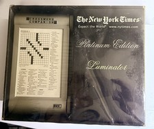 NEW The New York Times Crossword Companion Luminator Platinum Edition SEALED