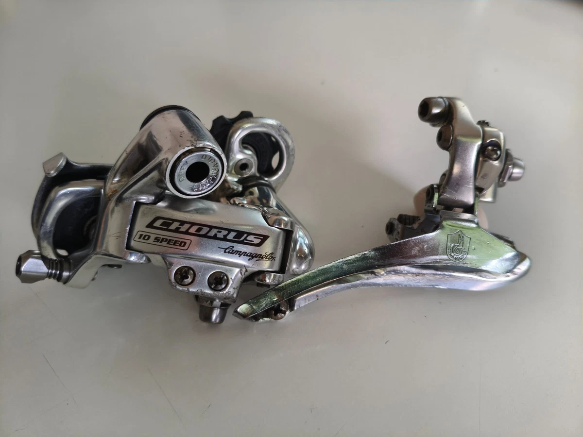 Campagnolo Mirage QS Nuovo Deragliatore Anteriore Campagnolo Mirage - Per Bici Da Corsa, 10 Velocità, Compatibilità QS Deragliantero Campagnolo Mirage