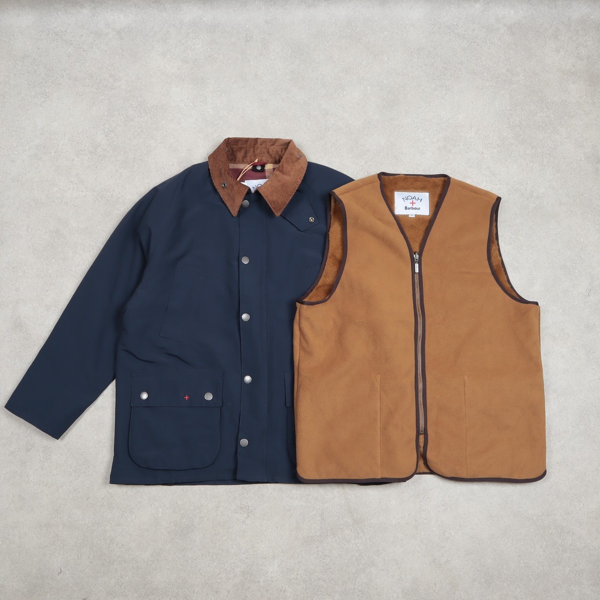 Barbour x NOAH 60/40 Bedale Casual Jacket Navy | eBay