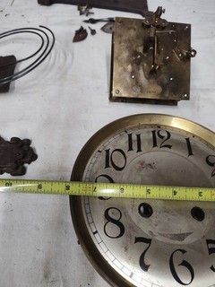 Lenzkirch Eight Day Time Strike Complete Movement Dial Hands Pendulum Neds TLC