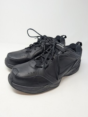 Nike Air Monarch IV Triple Black 416355-001 Athletic Sneakers Mens Size 14