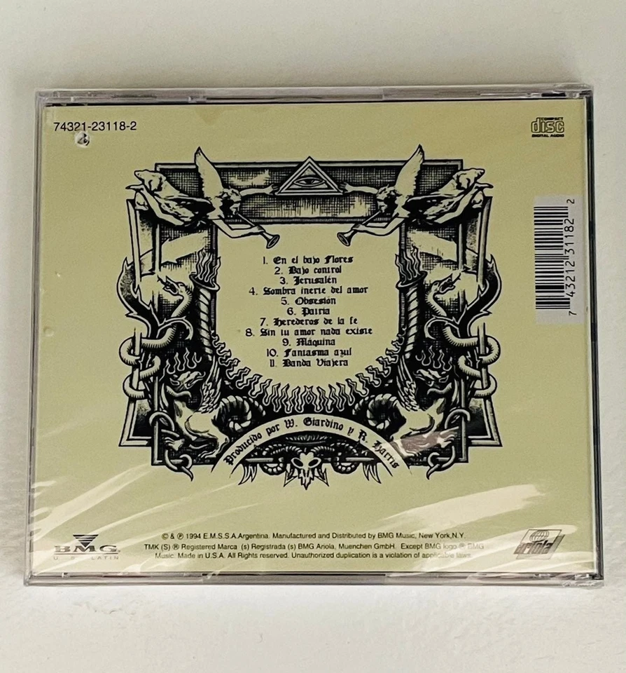 CD Rata Blanca - Entre El Cielo Y El Infierno CD Album Sealed BMG Ariola Latin Foto 2 de 3