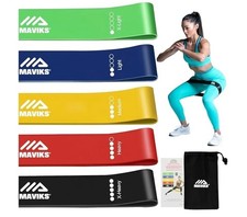 5 Resistance Bands Set for Workout  Physical Therapy-Exercise Stretch Bands.282