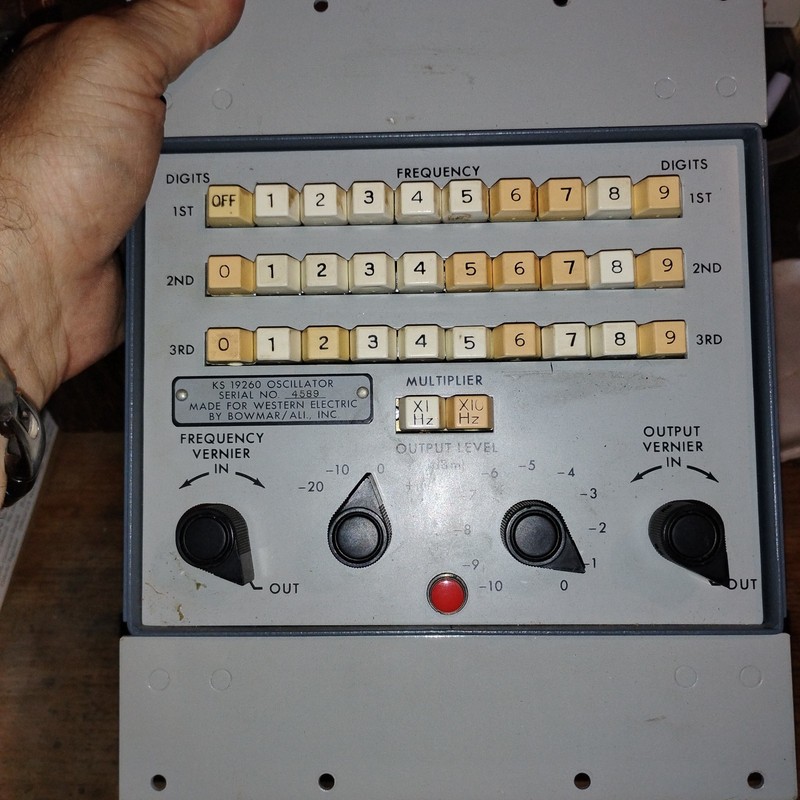 KS-19260 FREQUENCY OSCILLATOR WESTERN ELECTRIC | UNTESTED AS IS