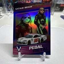 Panini 2023 Chronicles Pedal to the Metal Natalie Decker Blue #15 /199 NASCAR