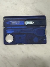 Victorinox SwissCard Lite - Sapphire Blue/New Open For Pictures