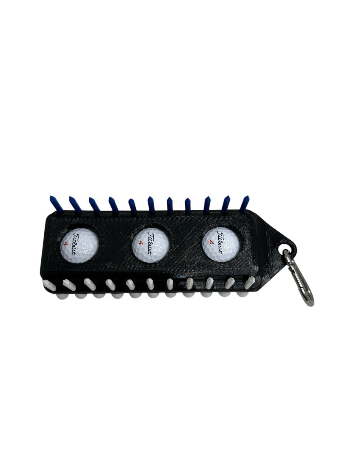 Golf Ball Tee Holder Organizer Gift for Dad Golfer | Golf Club Bag Accessories
