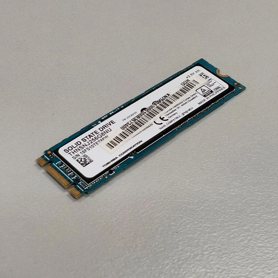 Внутренний твердотельный накопитель Toshiba HG6 256 ГБ M.2 2280 SATA 6 Гбит/с MLC THNSNJ256G8NU - Изображение 3 из 4