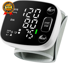 Wrist Blood Pressure Monitor FDA Cleared Rechargeable Blood Pressure Machine