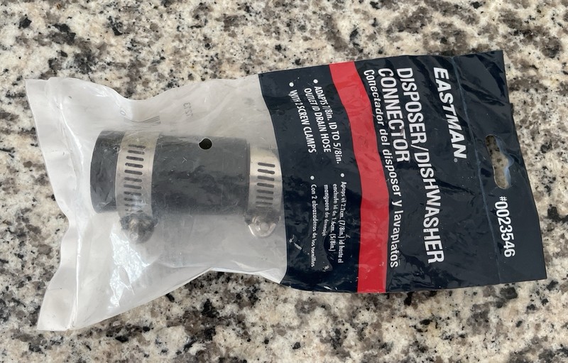 Eastman Disposer/dishwasher Connector