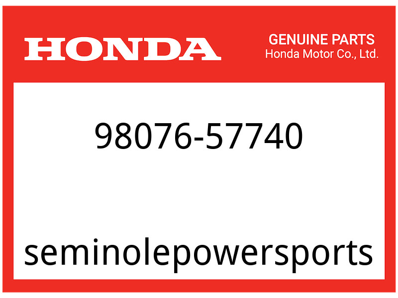 Honda OEM Part 98076-57740 SPARK PLUG B7HS