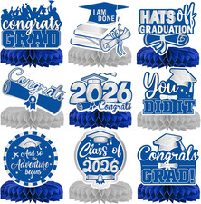 9Pcs Graduation Party Decorations Congrats Grad Table Centerpiece Class of 2026
