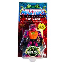 Masters of the Universe Tung Lashor Origins Snake Men MOTU Figure UNPUNCHED NEW