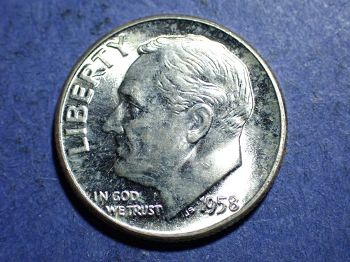 1958 Roosevelt Dime  BU