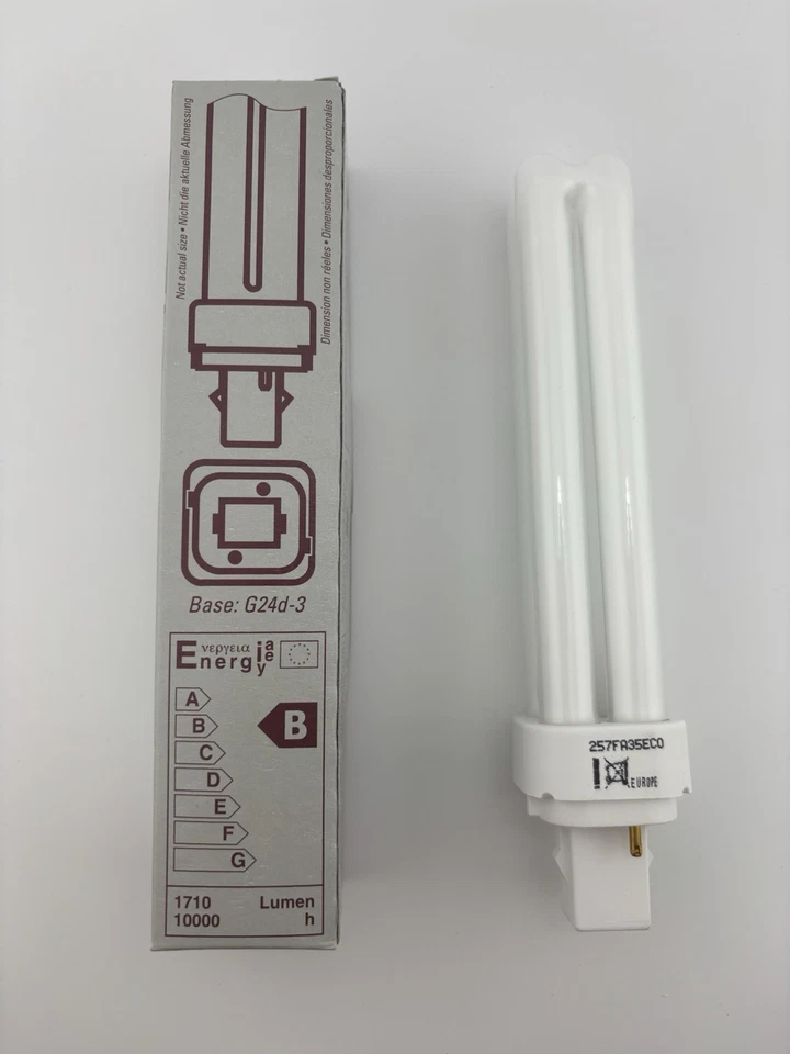 ⚡️10 Lot⚡️ GE Biax D 26W 2pin Lamps F26DBXT4/SPX35 G24d-3 - Image 3 of 4