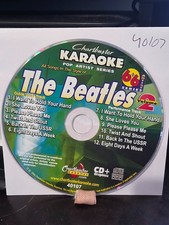 40107 BEATLES   1 DISC CHARTBUSTER KARAOKE CDG LOT CAL