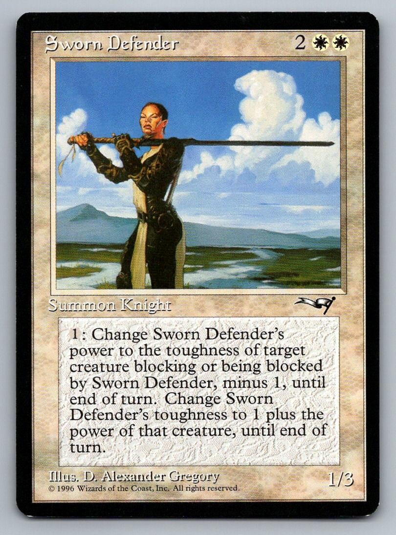 Magic: The Gathering Sworn Defender Alliances ALL R LP