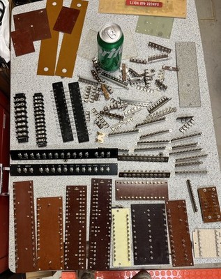 5E3 Turret Board + Turret & Tag Boards Terminal, Barrier Insulator Strips NOS