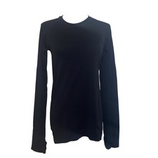 Sweaty Betty Black Stretch Long Sleeve Athletic Workout Top Size M Thumbholes