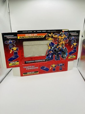 Double Spy Punch-Counterpunch EMPTY BOX ONLY 1987 G1 Transformers Counterpunch