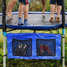 Trampoline Shoe Bag Bounce Accessory Mesh Pocket Adjustable Kid Outdoor Home