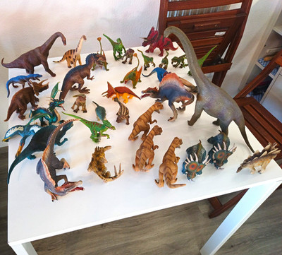 Bundle: 38 Schleich/Bullyland/Papo Brand Dinosaur Toy Figures!!!!!