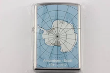 Zippo Antarctica 2017 Oil Lighter Unused Collectible