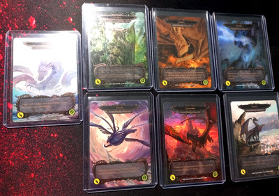 Flesh and Blood Marvel Dragon Invoke Bundle 7x Borderless Full Art Near Mint Set