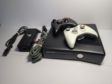 Microsoft Xbox 360 S 4GB Console Black Tested...