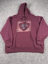 Ariat Hoodie Mens Large Red Pullover Fleece S...
