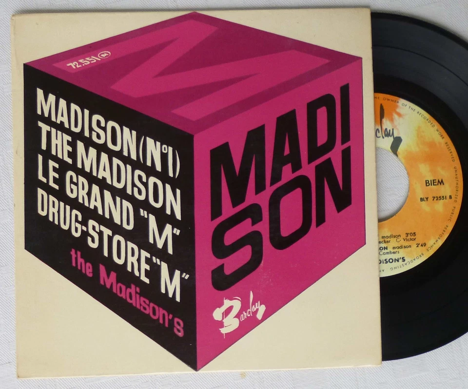 EP  THE MADISON'S - Madison.   1962 - Bild 1 von 1