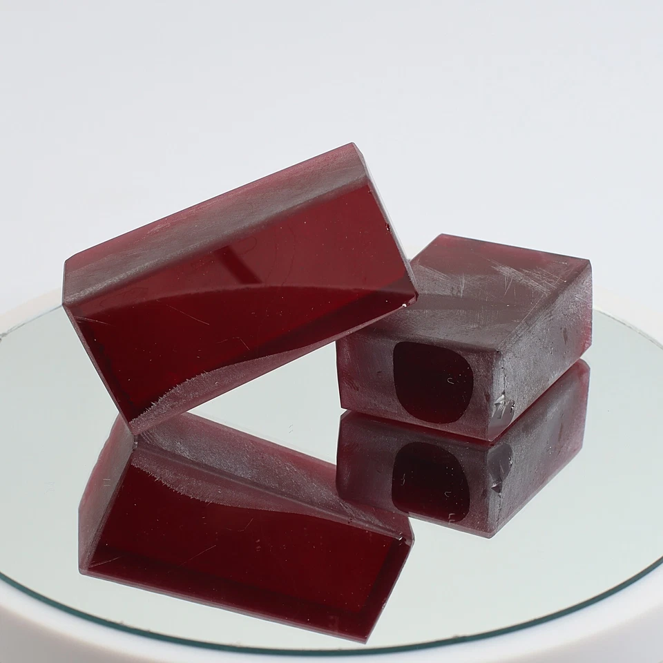 Rough Ruby Nano Crystal Heat Resistant Artificial Lab Ruby Imitation Gems (RL) - Image 4 of 4