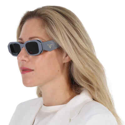 Prada Grey Geometic Geometric Ladies Sunglasses PR 17WS Prada Grey Geometic Geometric Ladies Sunglasses PR 17WS