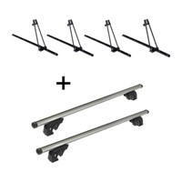 4 FahrradträGer Orion+DachträGer LION1 FüR FüR Fiat Marea Weekend 5TüR 96-03