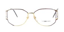 Club LA 6000 Large Hexagon Gold Retro Vintage 58mm Metal Eyeglasses France NOS