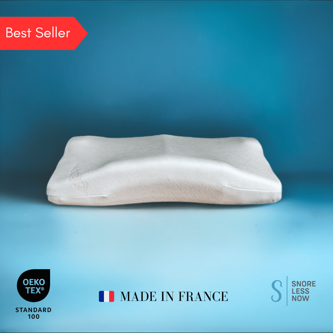 Swiss Anti-Snore Memory Foam Pillow for Snoring Reduction and Sleep  Positioning