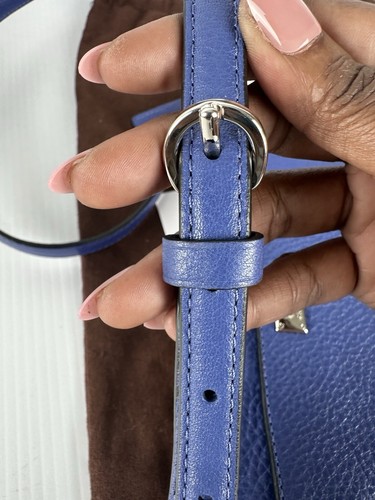 Neu mit Etikett Coach Madison Umhängetasche blau Leder East West SWINGPACK Tasche + Staubbeutel - Bild 20 von 24