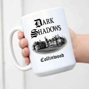 Tea Mug Dark Shadows Mug Collinwood And The Other Side Is The Old House Mug 