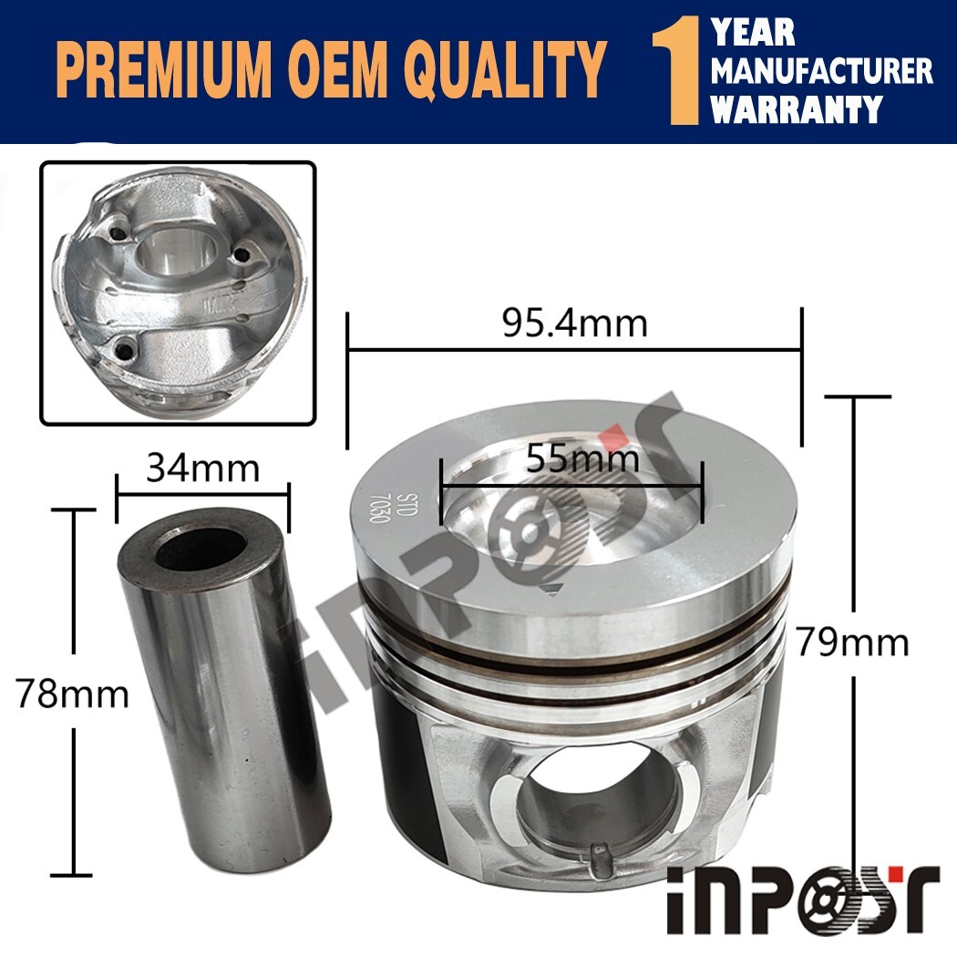 4JJ1 STD piston with ring For Isuzu 4JJ1 4JJ1T NPR NQR NHR NKR ELF