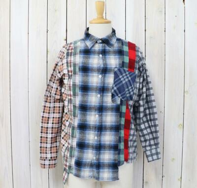 Rebuild by Needles Flannel Shirt 7 Cuts Shirt new XS | eBay