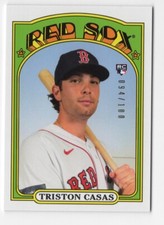 Triston Casas 2023 Topps Transcendent Through The Years Rookie Card /100 1972 A